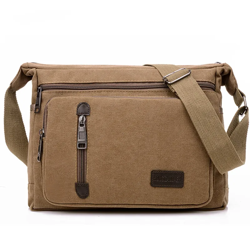 AOLIDA Men Bags Vinatge Canvas Messenger Bags Designer Brand Men's ...