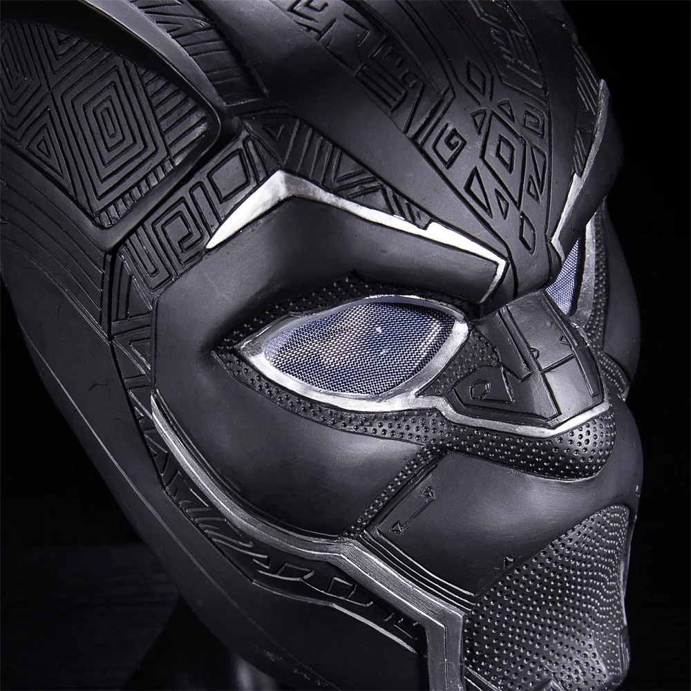 2018 Movie Infinity War Black Panther Helmet Cosplay Superhero Mask Halloween Matte Mask Halloween Party (8)
