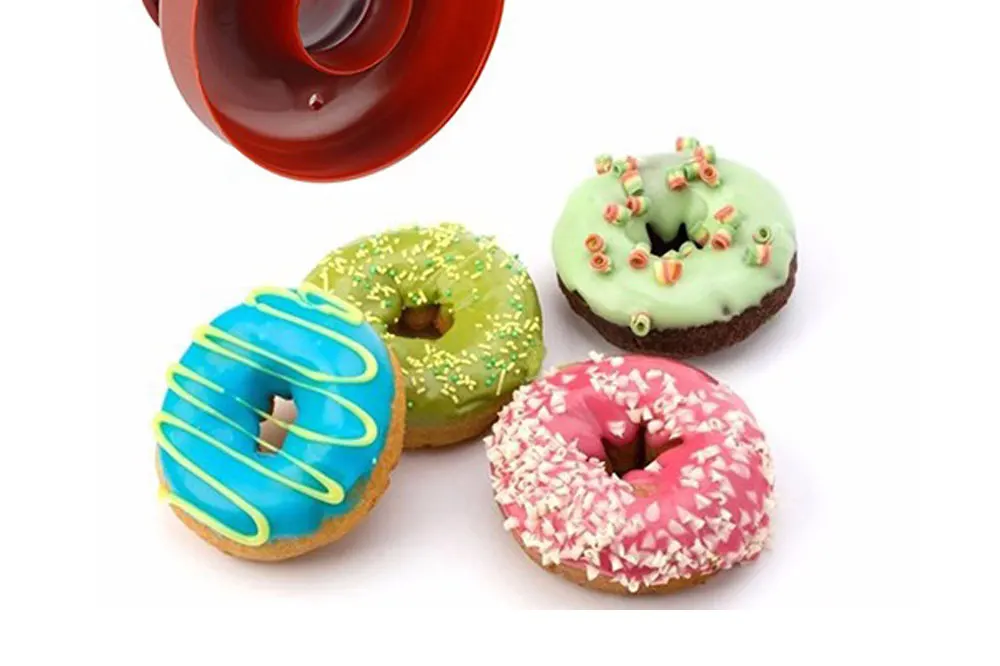 Bakeware Baking Tools Plastic Donuts Maker Cutter Mold DIY Doughnut Desserts Sweet Food Mould for Bakery Kitchen Dessert 007 (10)