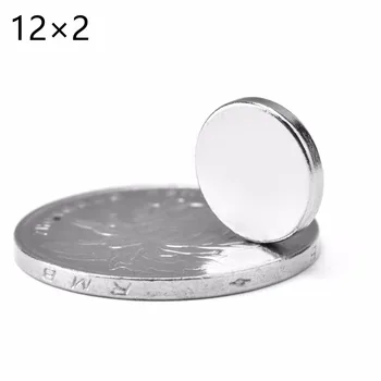 

200pcs 12mm x 2mm 12X2 Super Strong Round Disc Rare Earth Neodymium magnet 12*2 NEW Art Craft Connection