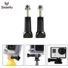 SnowHu 2 шт. для GoPro винт с зажимом болт гайка аксессуары для GoPro Hero 8 7 6 5 для SJCAM для XIAOMI YI черный длинный GP08