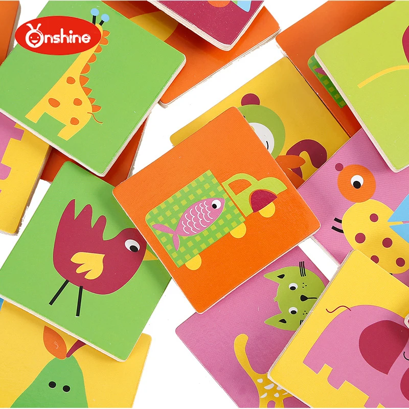 Onshine настольная игра 32 чип памяти домино дикий сельскохозяйственных животных