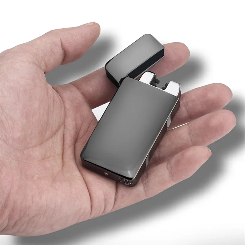 Зеленая лазерная USB перезаряжаемая электрическая зажигалка быстрая лампа 3D