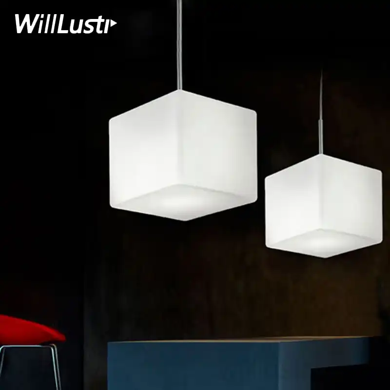 Replica Itre Cubi Pendant Lamp White Frosted Gl Dinning Room Replica Itre Cubi Pendant Lamp White