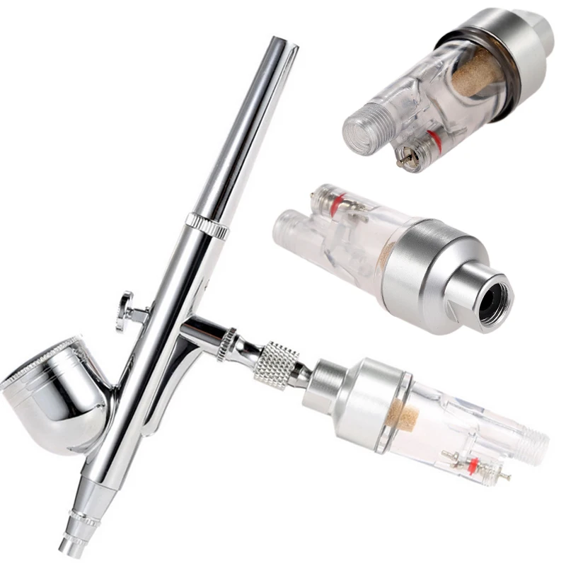 1pc 1/8" Hose Mini Air Filter Airbrush Moisture Water Trap Mayitr For Spray Pen Brush Tool