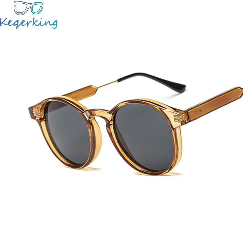 Large Frame Sunglasses Korean Glasses Fashion Transparent Sunglasses Retro Women Men Sun Glasses