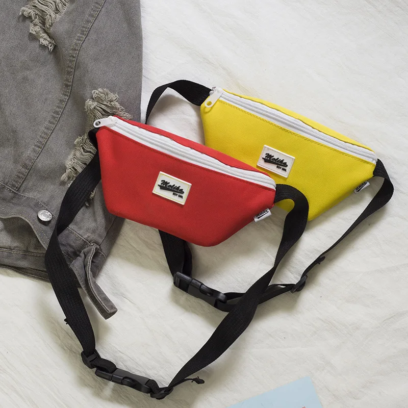 

Unisex Waist bag baby mini bags pockets casual simple cloth bag lightweight