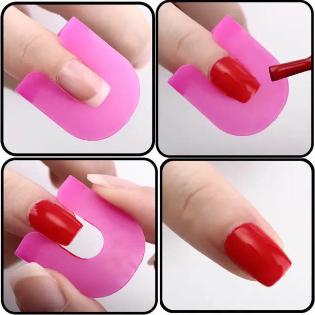 2017 Best Manicure Finger Nail Art Case Simple Design Tips Cover 2017 Best Manicure Finger Nail Art Case Simple Design Tips Cover Polish Shield Plastic Protector Tool
