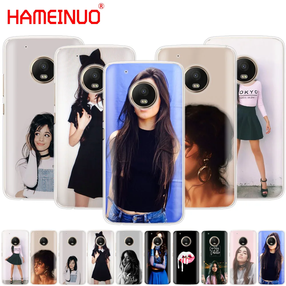 

HAMEINUO Camila Cabello case phone cover For Motorola Moto X4 E4 C G6 G5 G5S G4 Z2 Z3 PLAY PLUS