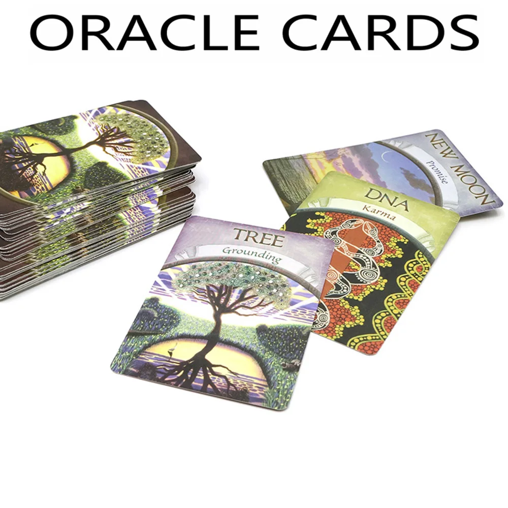 Английская тайна земли oracle cards deck 48 карт, руководство по Таро-Future Fate Fortune Talking английская карточная игра