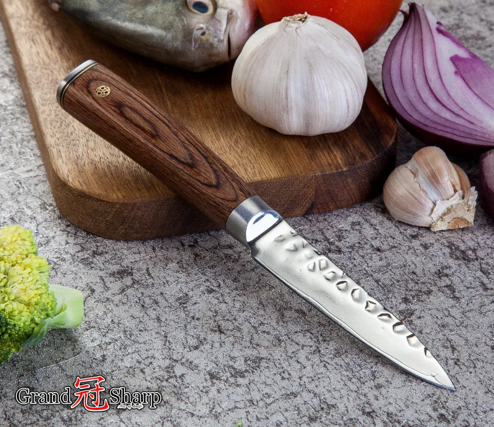 Набор ножей шеф повара из 2 предметов Santoku нож для очистки овощей vg10 японский