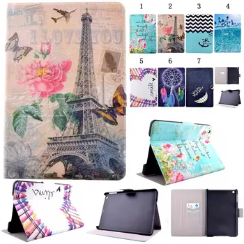 

2017 Newest Slim Leather PU Flip Cover Case Stand Shell Housing Protector Cover Case For iPad Air 2 iPad 6 9.7 inch Case Shell