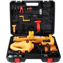 portable electric scissors SUV CAR jack DC 12V 2 3tons with electric wrench air pump compressor repair change tyre