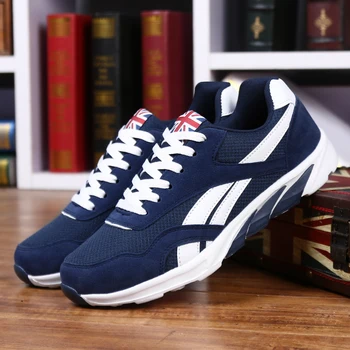 

Nice Four Seasons Men Casual Shoes Breathable Light Sneakers For Male Soft Air Mesh Fashion Lace Up Men Shoes Sapato Masculino