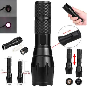 

Super Zoomable Focus 5 Watt 850 nm LED Infrared Radiation IR Lamp Night Vision Flashlight 170426