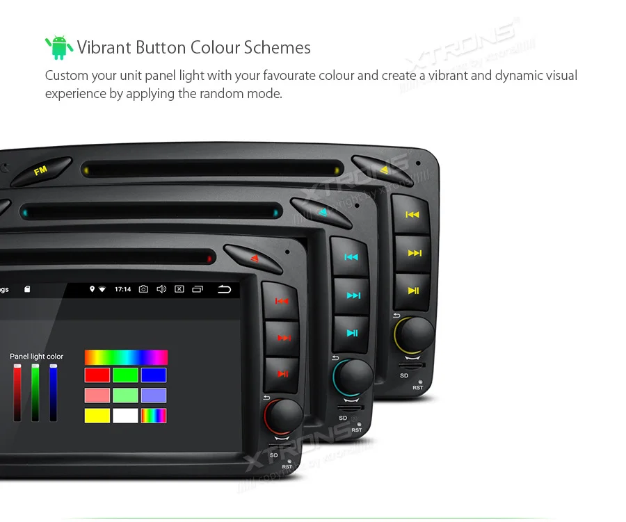 Cheap 7" Android 8.1 RCA Car Multimedia DVD Navigation GPS Radio for Mercedes-Benz C-Class W203 2000-2004 & Viano/Vito W639 2003-2006 16