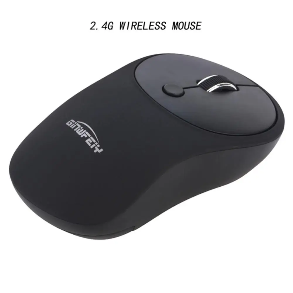 2.4G Rechargeable Silent Wireless Mouse, For Bluetooth USB Office Laptop Mice, 4-buttons 3 Adjustable DPI