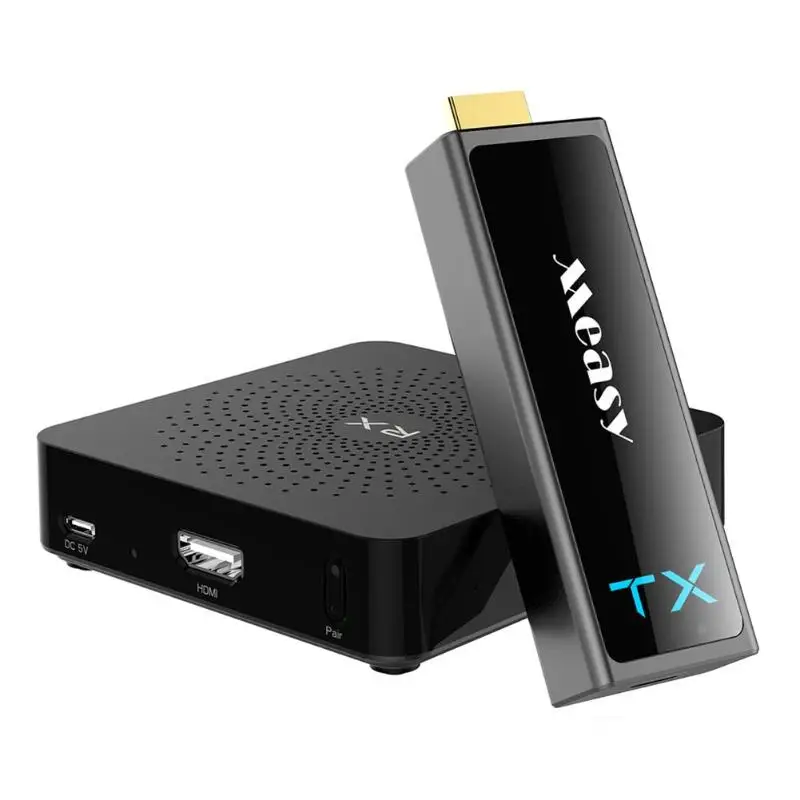  Measy W2H Mini2 HD Senza Fili Trasmettitore Ricevitore Extender AV TV Audio Video 30 M 1080 P 5 V 1