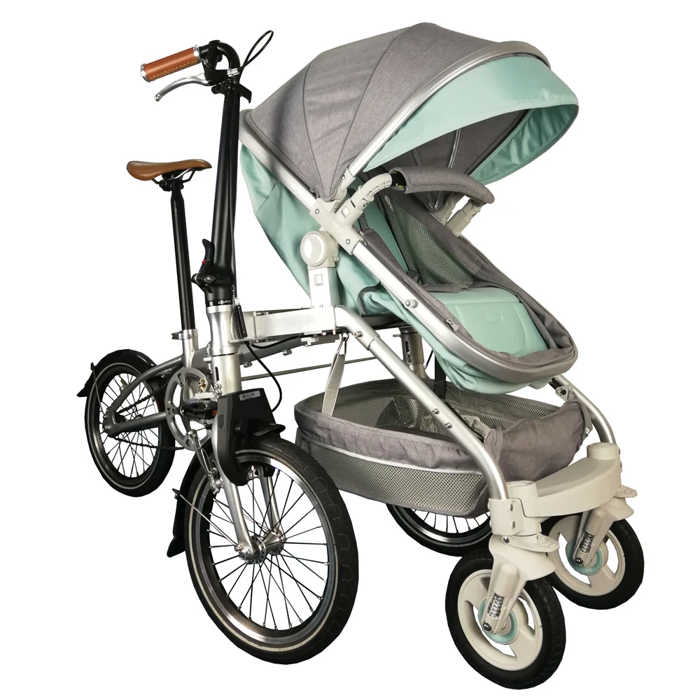 Рекреационный родитель-ребенок складной велосипед круизер велосипед Pedicab для матери и ребенка, родитель-ребенок велосипед, 2 в 1 детская коляска