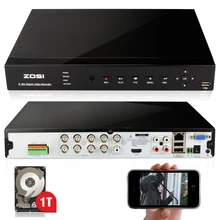 ZOSI 960H H.264 VGA HDMI безопасности 8CH CCTV DVR видео рекордер цифровой для аналоговой камеры