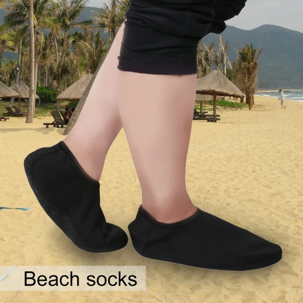 Unisex SBR Fabric Waterproof Sports Socks Water Shoes Beach Pool Dance