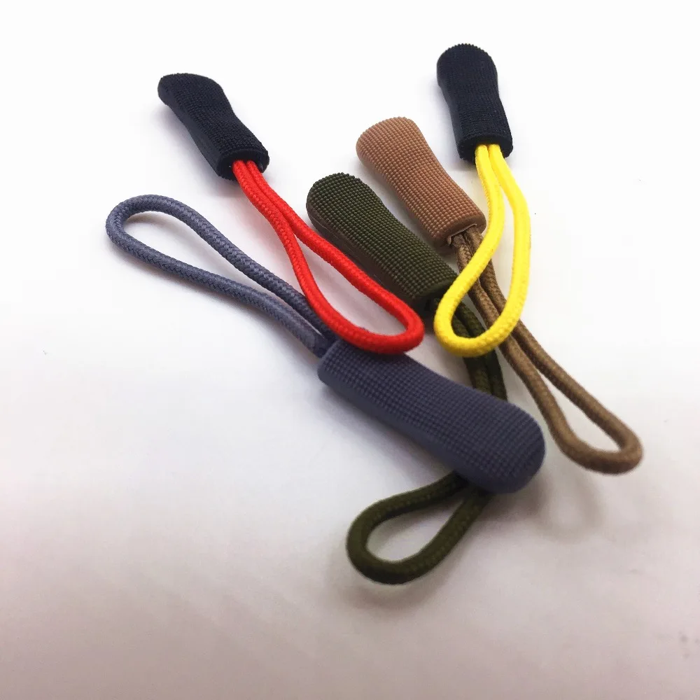 

Outdoor Zipper Pull Puller End Fit Rope Tag Fixer Zip Cord Tab Replacement Clip Broken Buckle Travel Bag Suitcase Clothes Tent