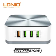 LDNIO A8101 быстрое зарядное устройство для телефона с 7 USB и 1 Qualcom Быстрая зарядка qc 3 0 USB Быстрый зарядный порт для быстрой зарядки
