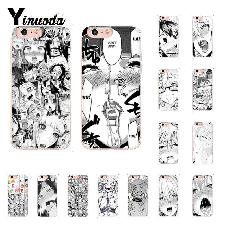 

Yinuoda Anime girl cartoon japan cute faces Coque Shell Phone Case for iPhone 8 7 6 6S Plus X XS MAX 5 5S SE XR 10 11 pro max