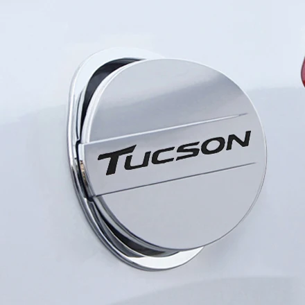 

Car Fuel Oil Tank Cover Decorative Cover For Hyundai Tucson 2015 2016 2017 2018 Accessories