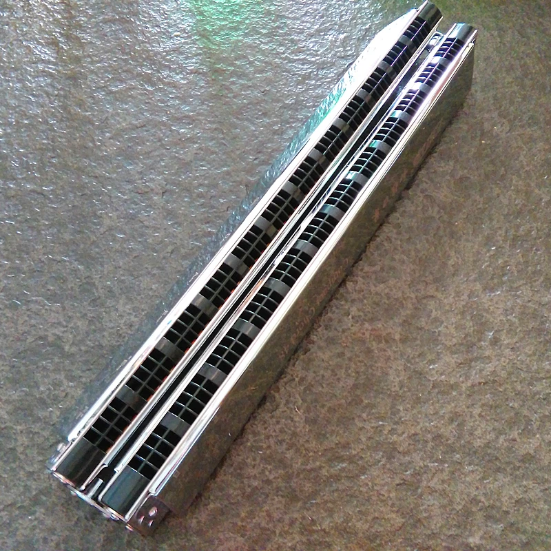Easttop Buraco Duplo Compacto Acordes Gaita Sênior Buracos Profissional Armônica Harpa Musicinstrumento 48