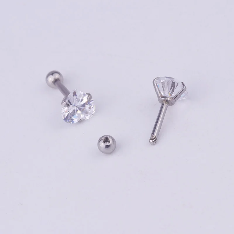 Серьги гвоздики Sellsets из хирургической стали 316L серьги для пирсинга козелка уха в