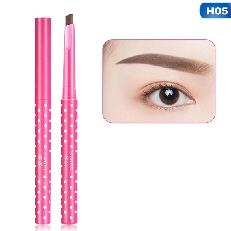 Женский водонепроницаемый автоматический карандаш для бровей карандаш для подводки бровей карандаш в горошек корректирующий инструмент для макияжа глаз 5 цветов натуральный макияж