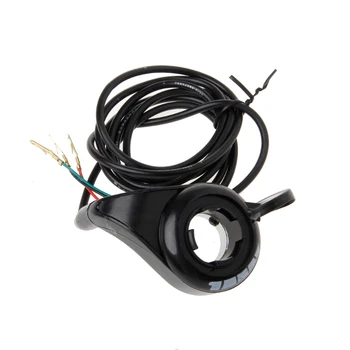 

High Quality 1 Pc DC 24V 36V 48V Motorcycle 7/8 Handlebar Universal Thumb Throttle E-Bike Electric Bike Scooter