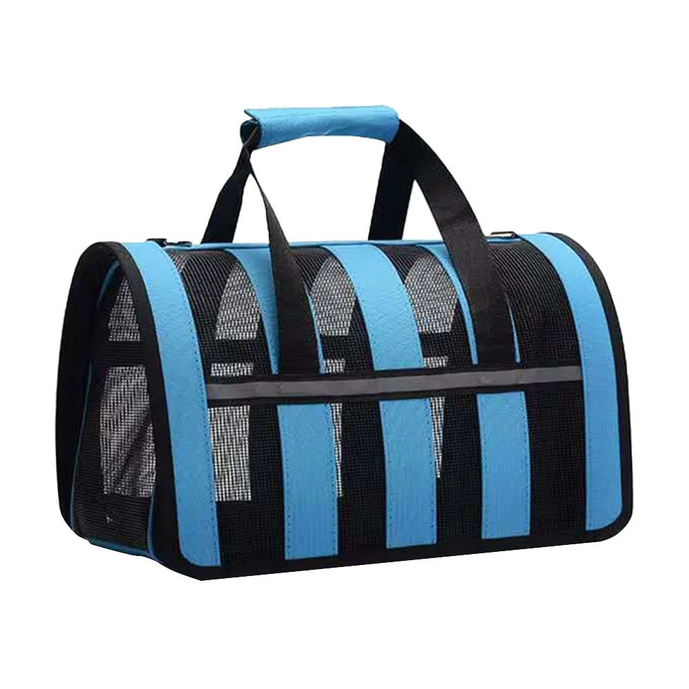 

Portable Pet Dog Carrier Bag Oxford Breathable Mesh Puppy Cat Outdoor Traveling Hiking Carring Bag House Kennel Cage 4 Colors