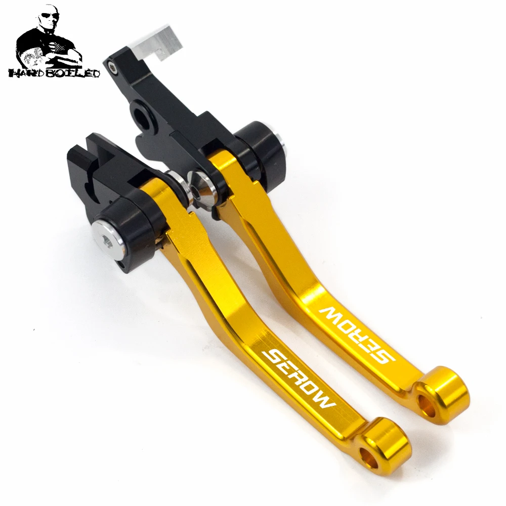 For YAMAHA SEROW 225 250 SEROW250 SEROW225 1986-2018 Motorcycle Motocross Pit Dirt Bike Pivot Brake Clutch Levers (4)