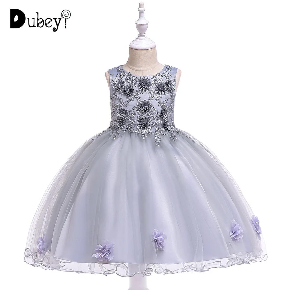 

Tutu with Flower Princess Dress for Girls 4-10 Years Old Dress Girls Party Dress Up Costumes Children Kids Dresses for Girls
