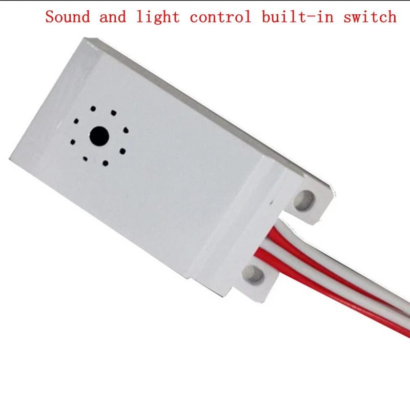 

Installation of voice control module switch LED sound and light control built - in intelligent corridor delay sensor switch four