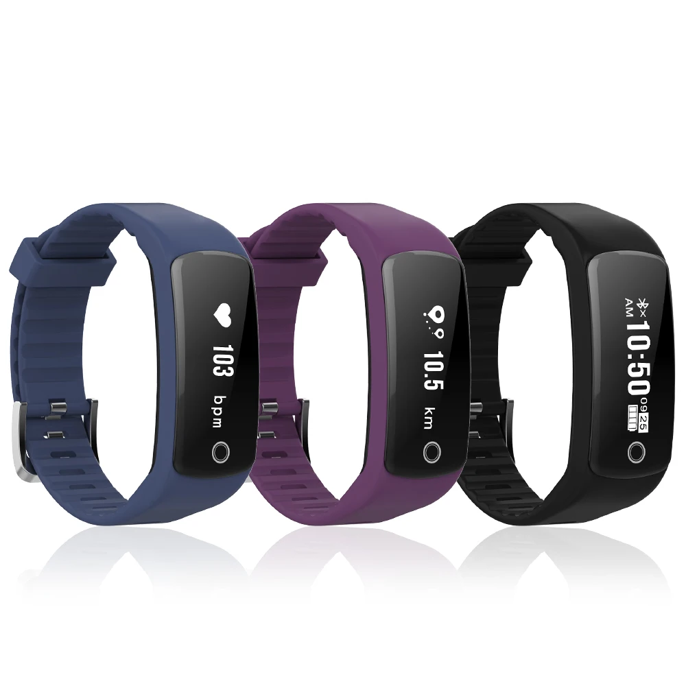 

HB06 Dual-chip NFC Anti-lost Tracker Wristband Wristwatch Heart Rate Monitor Blood Pressure Monitor Smart Band Sport Bracelet