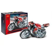 Decool 3353 Blocos de Construção do Modelo Define Tenic Motocicleta Figura Bricks DIY Brinquedos Para As Crianças Presentes de Aniversário