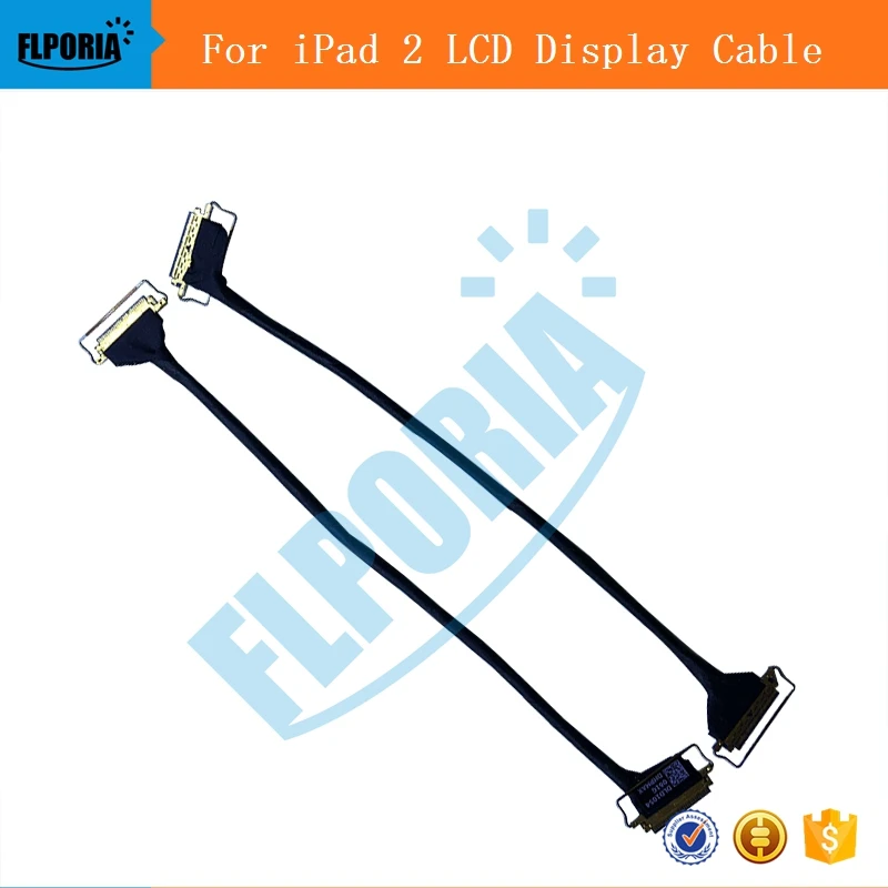 IPHT0016  For IPad 2 Long LCD Screen Display Flex Cable Ribbon Replacement Repair Parts  Free Shipping(3)