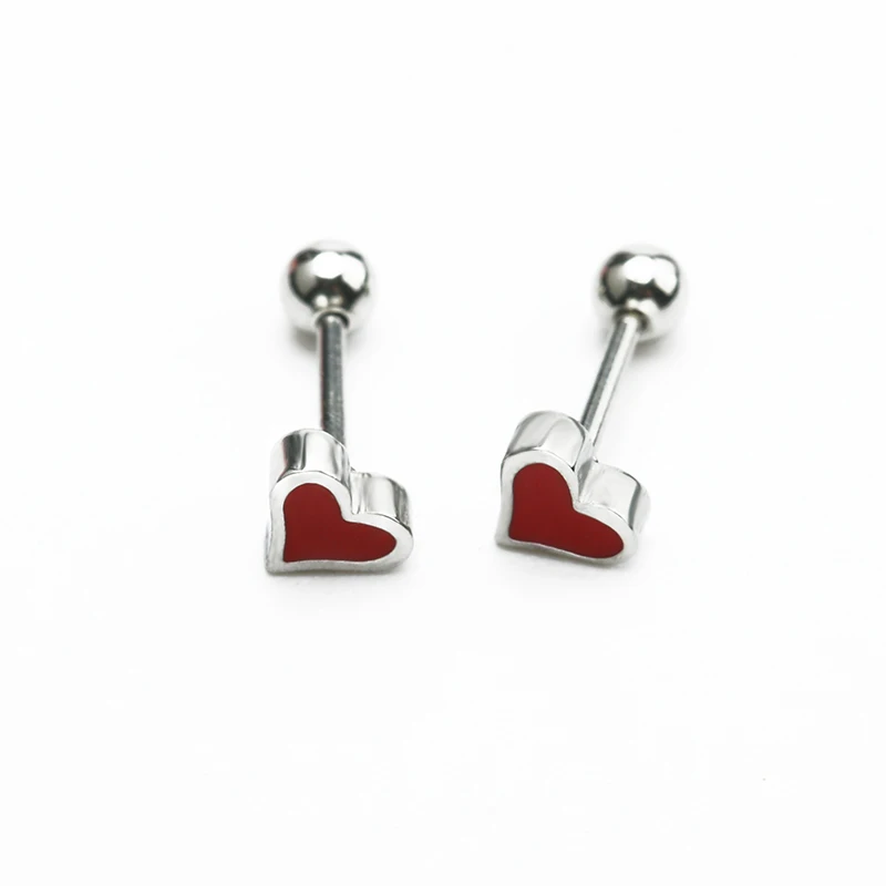 4mm silver red