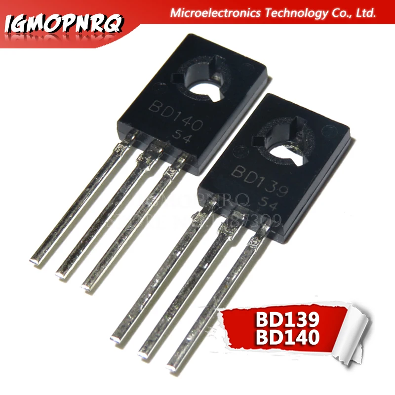 20 шт. BD139 BD140 ( 10 + ) TO126 TO-126 новый регулятор напряжения IC | Электронные компоненты и
