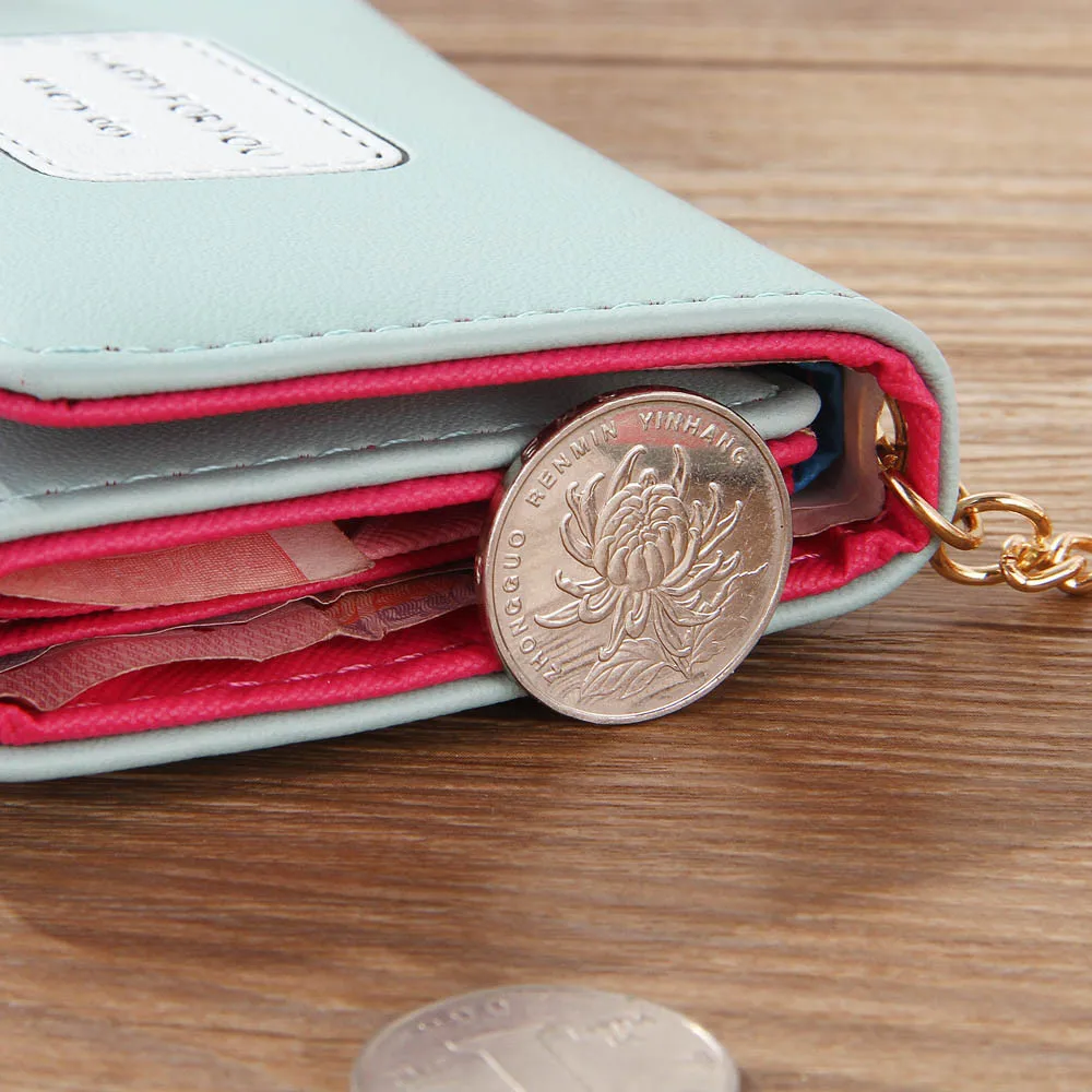 Женский модный кошелек, кошелек для монет, простой ретро стиль, на молнии, короткий кошелек, кошелек для монет, держатель для карт, сумочка, Женская Повседневная сумка для монет