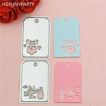 

Luggage tag Metal Cutting Die Stencil DIY Scrapbook Embossing Craft Decoration