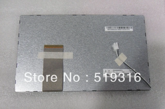 Оригинальный 9 дюймовый ЖК экран Hannstar HSD090IDW1 A00 автомобильная аудиосистема