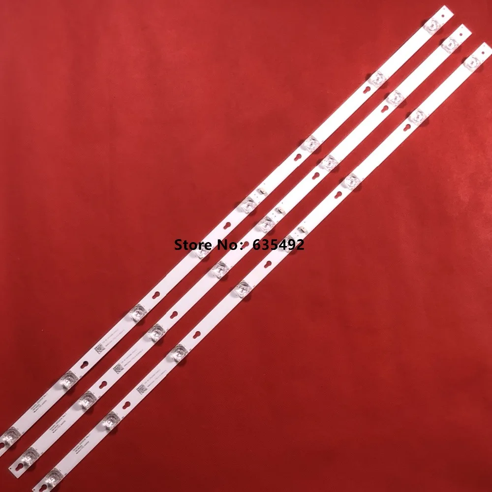 

1set=3Pieces LED Backlight strip For T C L L43E5800A-UD OEM43LB06 D43A810 L43P1A-F LED3030F2.1 V1.2 4C-LB4308-YM010