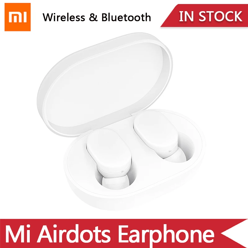 

Xiaomi mi AirDots TWS Bluetooth Earphones Wireless In-ear Earbuds Earphone Headset with Mic and Charging Dock Box Youth Version