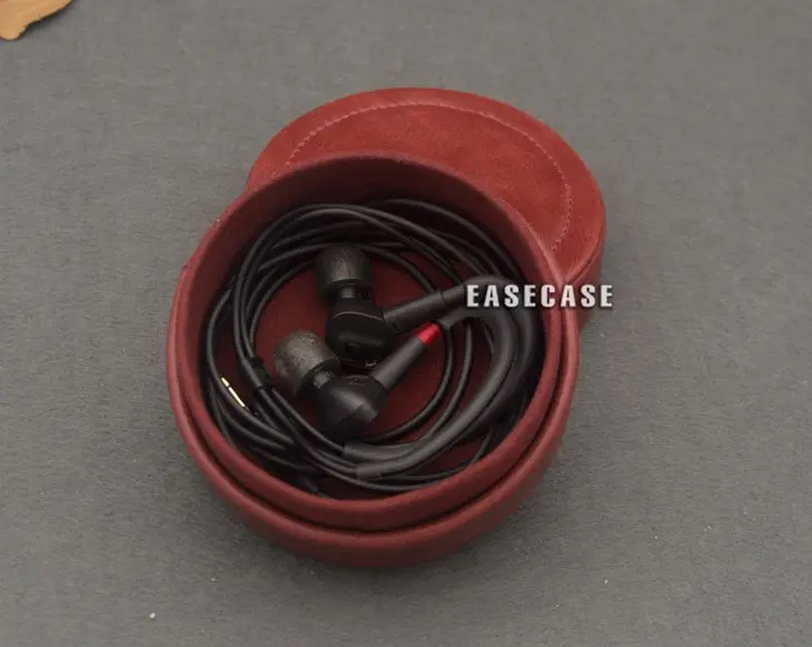 EJ-B EASECASE из натуральной кожи с узором портативный мини-раунд чехол для наушники Fone de ouvido sem FIO Auriculares
