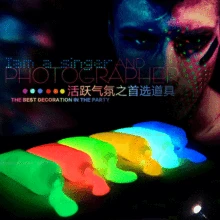 Нетоксичная Временная флуоресцентная краска для волос, крем для укладки, цветная краска для тела, краска для волос, воск, мягкие, салонные, вечерние, Рождественские Краски