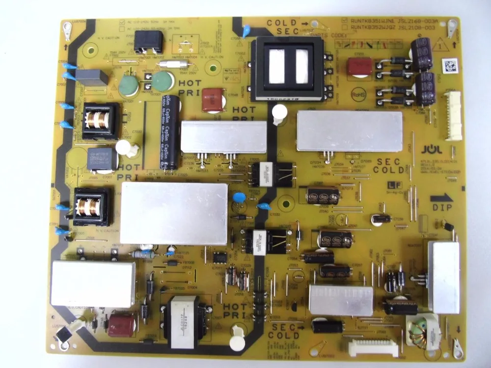 

RUNTKB351WJN1 JSL2168-003A Good Working Tested